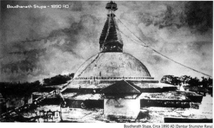 Boudhanath Stupa, 1890 AD
