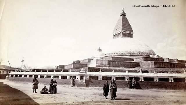 Boudhanath Stupa, 1870 AD