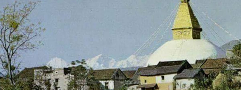 Rare Old Photos of Boudhanath Stupa, Kathmandu, Nepal