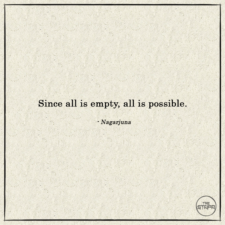 Since all is empty, all is possible
