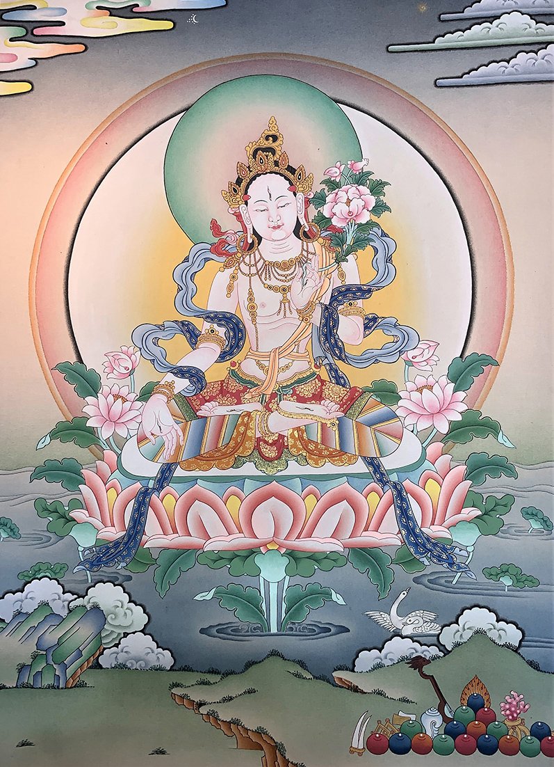 White Tara - The Stupa