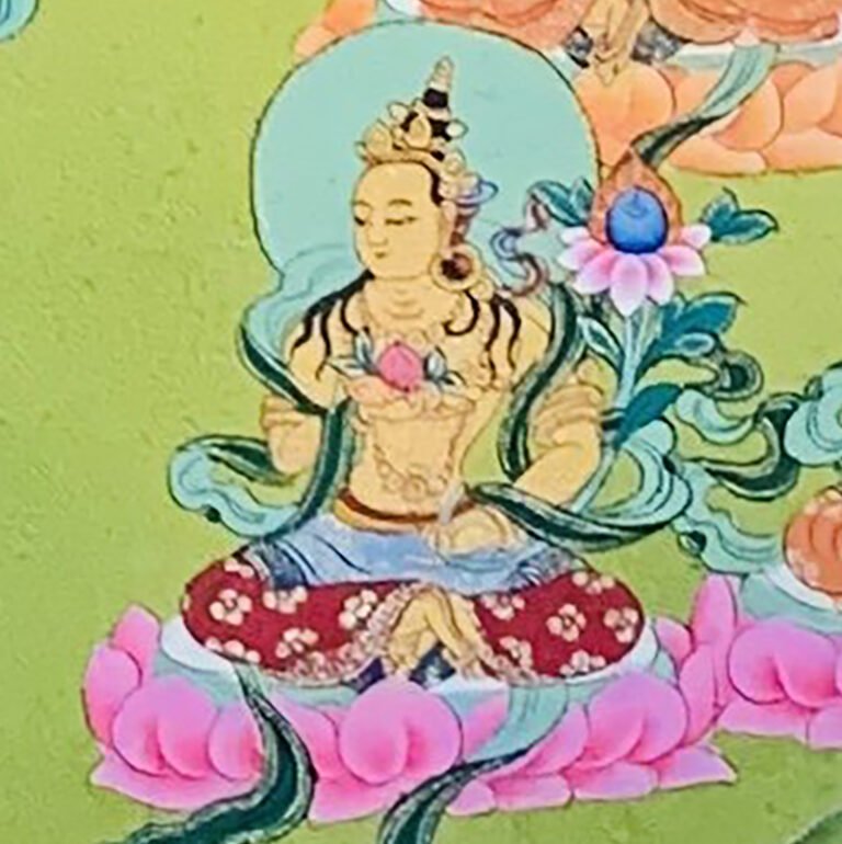Bodhisattva Kshitigarbha ས་ཡི་སྙིང་པོ།